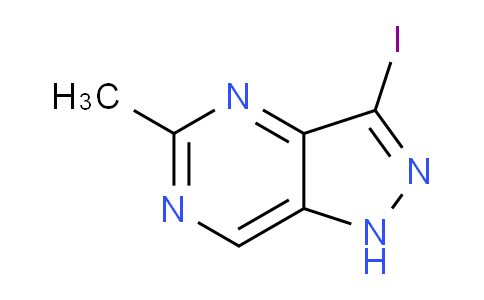 CAS No. 1823901-24-1, 3-Iodo-5-methyl-1H-pyrazolo[4,3-d]pyrimidine