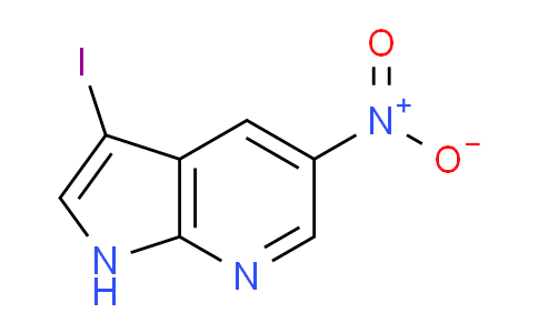 CAS No. 1190321-00-6, 3-Iodo-5-nitro-1H-pyrrolo[2,3-b]pyridine