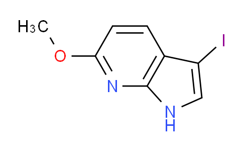 CAS No. 1190317-37-3, 3-Iodo-6-methoxy-1H-pyrrolo[2,3-b]pyridine