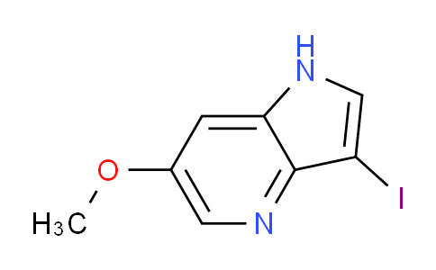CAS No. 1190323-03-5, 3-Iodo-6-methoxy-1H-pyrrolo[3,2-b]pyridine