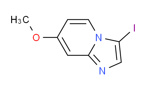 CAS No. 1036990-97-2, 3-Iodo-7-methoxyimidazo[1,2-a]pyridine