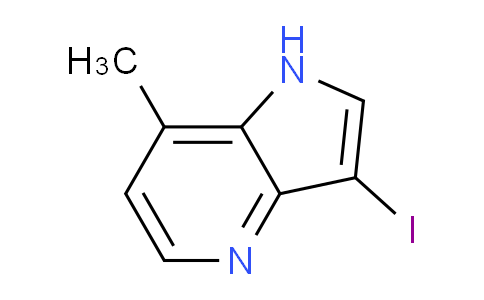 CAS No. 1190312-40-3, 3-Iodo-7-methyl-1H-pyrrolo[3,2-b]pyridine