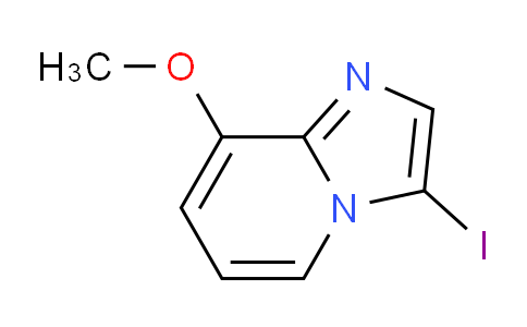 CAS No. 1550410-20-2, 3-Iodo-8-methoxyimidazo[1,2-a]pyridine