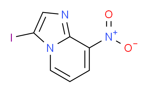 CAS No. 1373350-43-6, 3-Iodo-8-nitroimidazo[1,2-a]pyridine