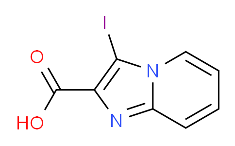 CAS No. 1033463-35-2, 3-Iodoimidazo[1,2-a]pyridine-2-carboxylic acid