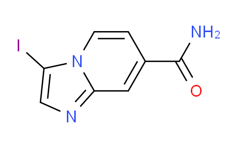 CAS No. 1036990-62-1, 3-Iodoimidazo[1,2-a]pyridine-7-carboxamide
