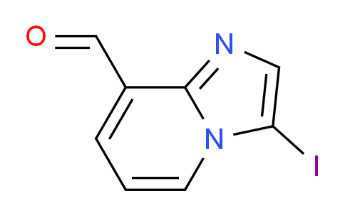CAS No. 885276-00-6, 3-Iodoimidazo[1,2-a]pyridine-8-carbaldehyde