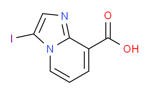 CAS No. 1384429-92-8, 3-Iodoimidazo[1,2-a]pyridine-8-carboxylic acid
