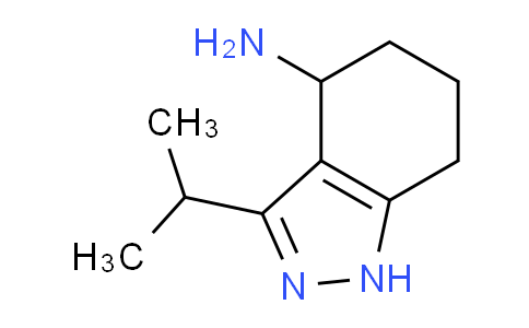 CAS No. 1500891-28-0, 3-Isopropyl-4,5,6,7-tetrahydro-1H-indazol-4-amine
