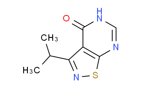 CAS No. 1936090-12-8, 3-Isopropylisothiazolo[5,4-d]pyrimidin-4(5H)-one