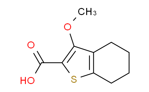 CAS No. 120715-48-2, 3-Methoxy-4,5,6,7-tetrahydrobenzo[b]thiophene-2-carboxylic acid