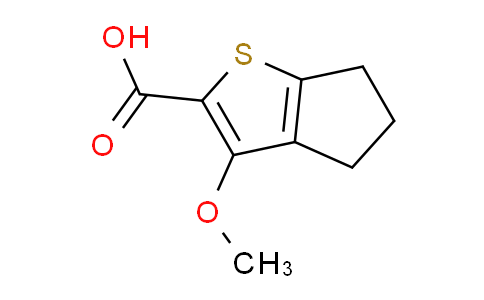 CAS No. 120715-47-1, 3-Methoxy-5,6-dihydro-4H-cyclopenta[b]thiophene-2-carboxylic acid