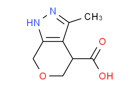 CAS No. 1391732-91-4, 3-Methyl-1,4,5,7-tetrahydropyrano[3,4-c]pyrazole-4-carboxylic acid