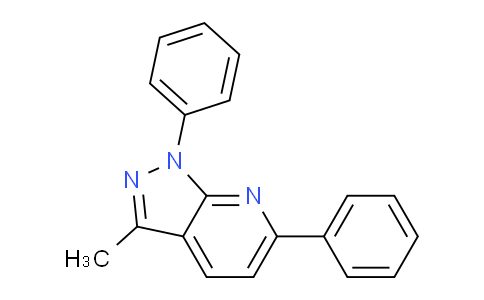 CAS No. 198637-57-9, 3-Methyl-1,6-diphenyl-1H-pyrazolo[3,4-b]pyridine