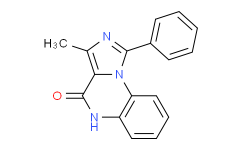 CAS No. 39597-93-8, 3-Methyl-1-phenylimidazo[1,5-a]quinoxalin-4(5H)-one