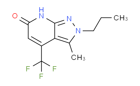 CAS No. 1018127-59-7, 3-Methyl-2-propyl-4-(trifluoromethyl)-2H-pyrazolo[3,4-b]pyridin-6(7H)-one