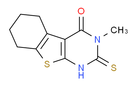 CAS No. 38201-61-5, 3-Methyl-2-thioxo-2,3,5,6,7,8-hexahydrobenzo[4,5]thieno[2,3-d]pyrimidin-4(1H)-one