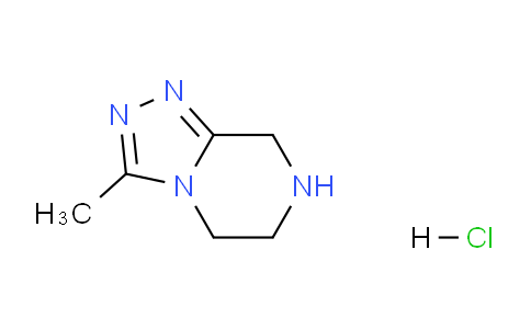 CAS No. 1260826-85-4, 3-Methyl-5,6,7,8-tetrahydro[1,2,4]triazolo[4,3-a]pyrazine hydrochloride