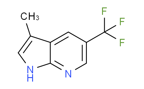 CAS No. 1256803-25-4, 3-Methyl-5-(trifluoromethyl)-1H-pyrrolo[2,3-b]pyridine