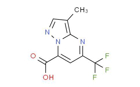 CAS No. 1443279-18-2, 3-Methyl-5-(trifluoromethyl)pyrazolo[1,5-a]pyrimidine-7-carboxylic acid