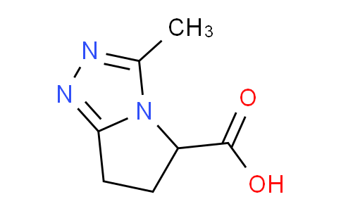 CAS No. 160205-15-2, 3-Methyl-6,7-dihydro-5H-pyrrolo[2,1-c][1,2,4]triazole-5-carboxylic acid