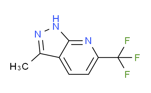 CAS No. 1823878-08-5, 3-Methyl-6-(trifluoromethyl)-1H-pyrazolo[3,4-b]pyridine