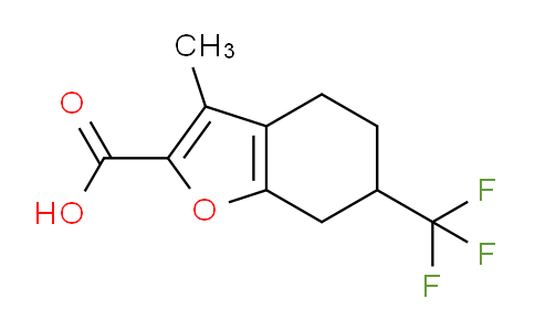 CAS No. 1420790-10-8, 3-Methyl-6-(trifluoromethyl)-4,5,6,7-tetrahydrobenzofuran-2-carboxylic acid