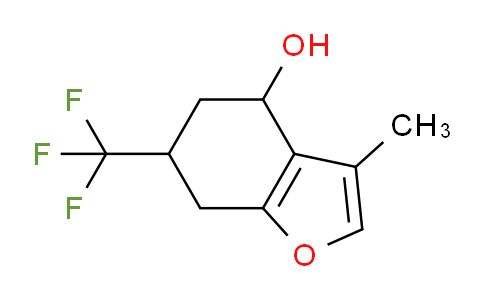 CAS No. 1420791-30-5, 3-Methyl-6-(trifluoromethyl)-4,5,6,7-tetrahydrobenzofuran-4-ol