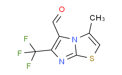 CAS No. 891670-10-3, 3-Methyl-6-(trifluoromethyl)imidazo[2,1-b]thiazole-5-carbaldehyde