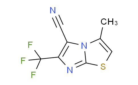 CAS No. 1823346-57-1, 3-Methyl-6-(trifluoromethyl)imidazo[2,1-b]thiazole-5-carbonitrile