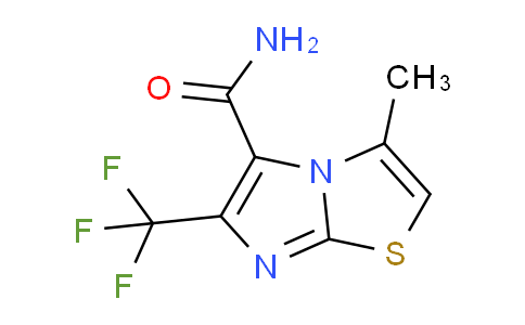 CAS No. 1823520-39-3, 3-Methyl-6-(trifluoromethyl)imidazo[2,1-b]thiazole-5-carboxamide