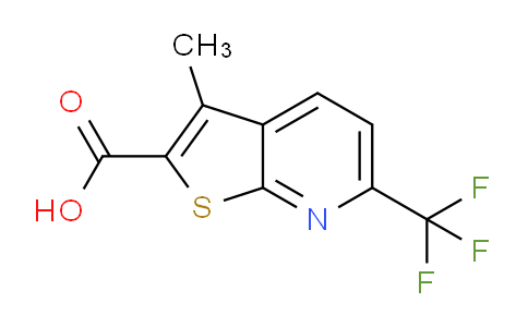 CAS No. 1049605-36-8, 3-Methyl-6-(trifluoromethyl)thieno[2,3-b]pyridine-2-carboxylic acid