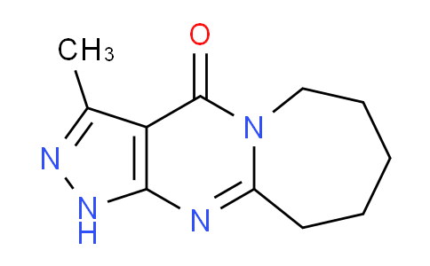 CAS No. 1713713-97-3, 3-Methyl-7,8,9,10-tetrahydro-1H-pyrazolo[3',4':4,5]pyrimido[1,2-a]azepin-4(6H)-one