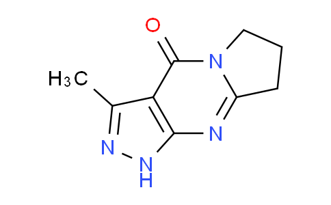 CAS No. 1710833-89-8, 3-Methyl-7,8-dihydro-1H-pyrazolo[3,4-d]pyrrolo[1,2-a]pyrimidin-4(6H)-one