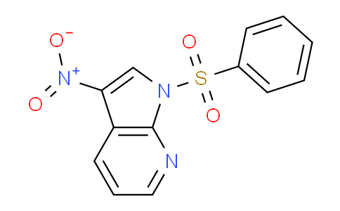CAS No. 1227270-86-1, 3-Nitro-1-(phenylsulfonyl)-1H-pyrrolo[2,3-b]pyridine