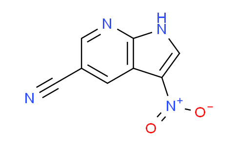 CAS No. 1190322-60-1, 3-Nitro-1H-pyrrolo[2,3-b]pyridine-5-carbonitrile