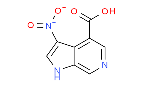 CAS No. 1190320-32-1, 3-Nitro-1H-pyrrolo[2,3-c]pyridine-4-carboxylic acid