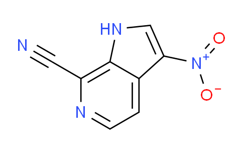 CAS No. 1190314-84-1, 3-Nitro-1H-pyrrolo[2,3-c]pyridine-7-carbonitrile