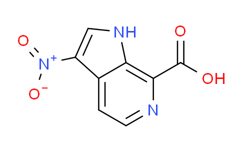 CAS No. 1190310-03-2, 3-Nitro-1H-pyrrolo[2,3-c]pyridine-7-carboxylic acid