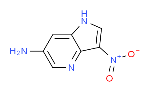 CAS No. 1190312-12-9, 3-Nitro-1H-pyrrolo[3,2-b]pyridin-6-amine
