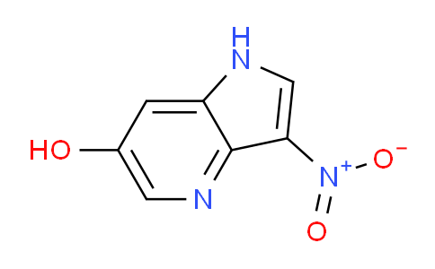 CAS No. 1190318-36-5, 3-Nitro-1H-pyrrolo[3,2-b]pyridin-6-ol