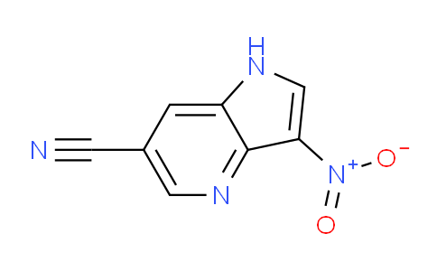 CAS No. 1190320-48-9, 3-Nitro-1H-pyrrolo[3,2-b]pyridine-6-carbonitrile