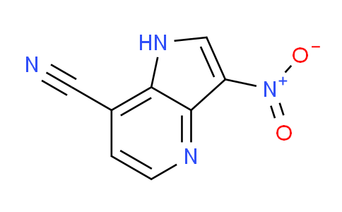 CAS No. 1190316-22-3, 3-Nitro-1H-pyrrolo[3,2-b]pyridine-7-carbonitrile