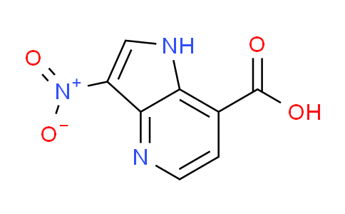 CAS No. 1190313-10-0, 3-Nitro-1H-pyrrolo[3,2-b]pyridine-7-carboxylic acid