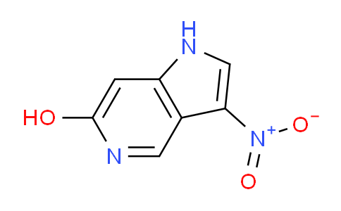 CAS No. 1190320-27-4, 3-Nitro-1H-pyrrolo[3,2-c]pyridin-6-ol