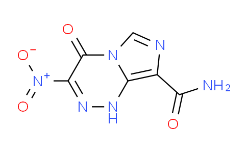 CAS No. 287964-59-4, 3-Nitro-4-oxo-1,4-dihydroimidazo[5,1-c][1,2,4]triazine-8-carboxamide