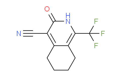 CAS No. 1334490-86-6, 3-Oxo-1-(trifluoromethyl)-2,3,5,6,7,8-hexahydroisoquinoline-4-carbonitrile