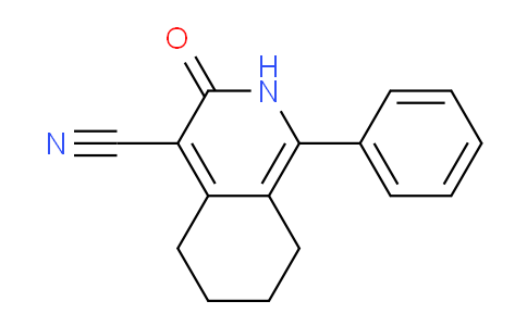 CAS No. 53661-29-3, 3-Oxo-1-phenyl-2,3,5,6,7,8-hexahydroisoquinoline-4-carbonitrile