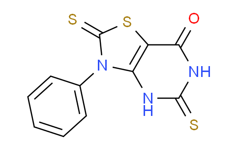 CAS No. 189895-61-2, 3-Phenyl-2,5-dithioxo-2,3,5,6-tetrahydrothiazolo[4,5-d]pyrimidin-7(4H)-one