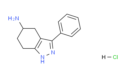 CAS No. 1188331-72-7, 3-Phenyl-4,5,6,7-tetrahydro-1H-indazol-5-amine hydrochloride